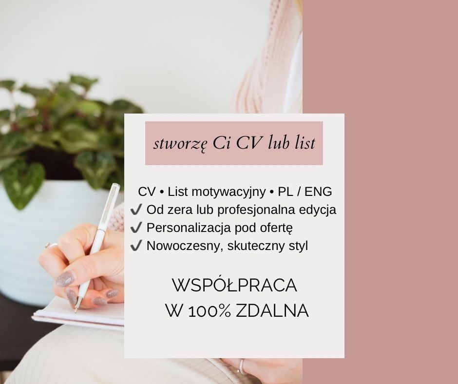 Pisanie cv listów pl eng