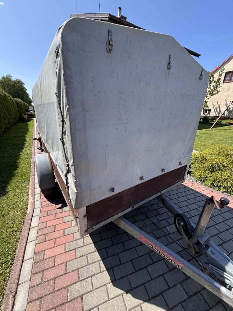 Przyczepa samochodowa z hamulcem 1500kg dmc