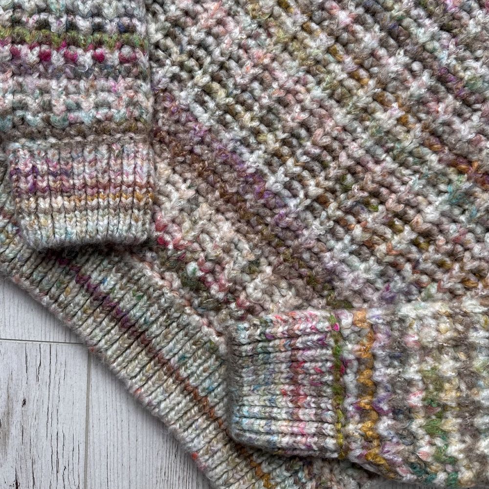 Wielokolorowy ciepły sweter knitwear Pimkie