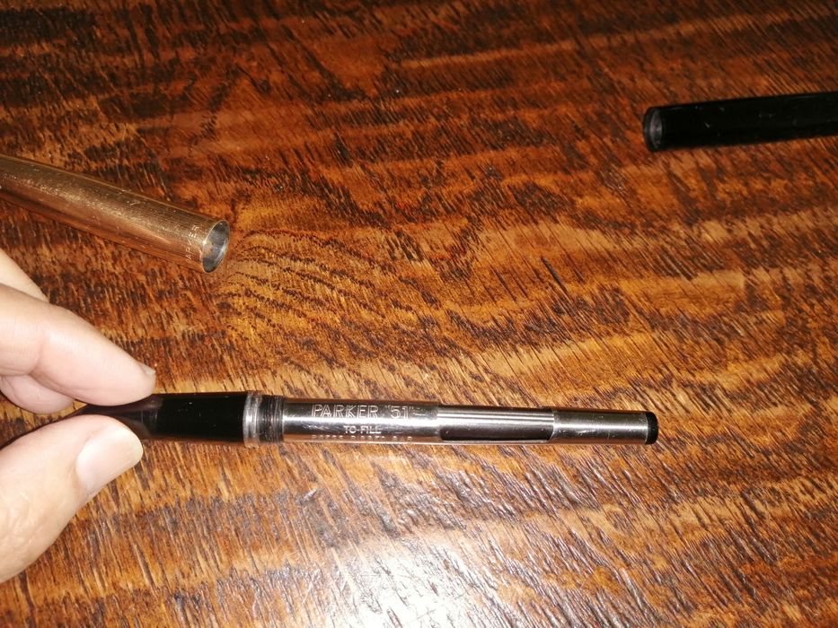 Caneta Parker 51 Dourada vintage