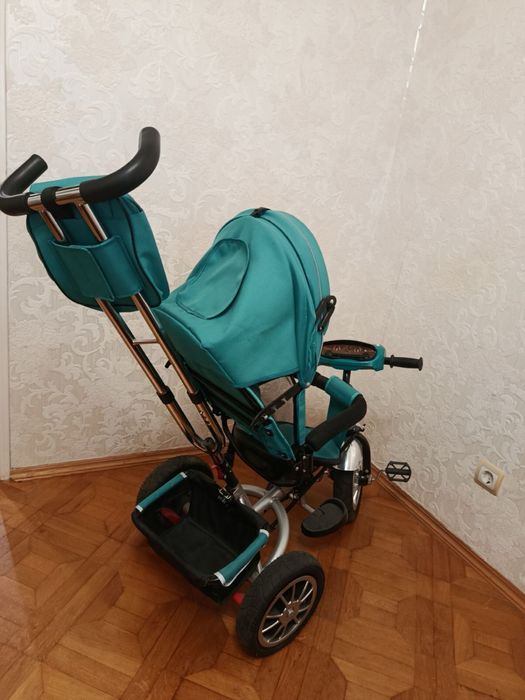 Дитячий велосипед з ручкою