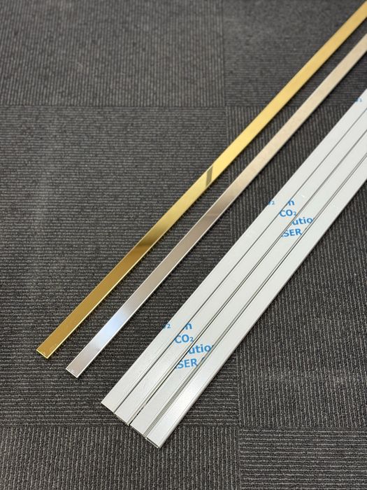 Listwy do płytek 2/90 CM Złoty Srebrny POŁYSK BŁYSZCZĄCA Paradyz