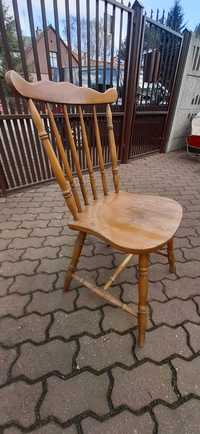 Zabytkowe krzesło drewniane retro vintage PRL