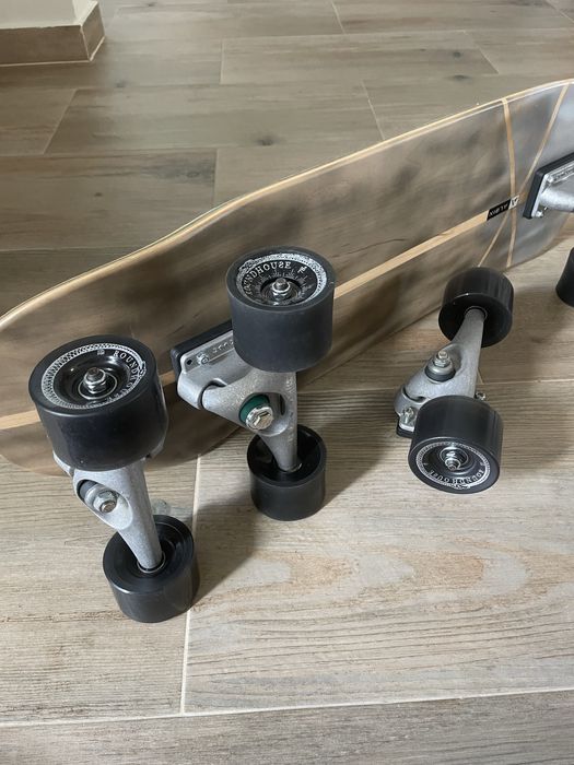 Carver Trucks Cx e Rodas Roundhouse Grip e Concave