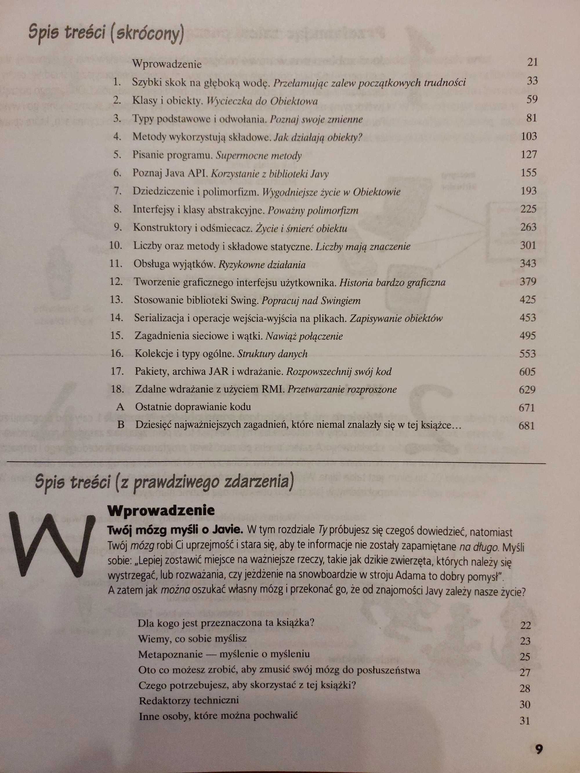 Java Rusz głową  Kathy Sierra Bert Bates