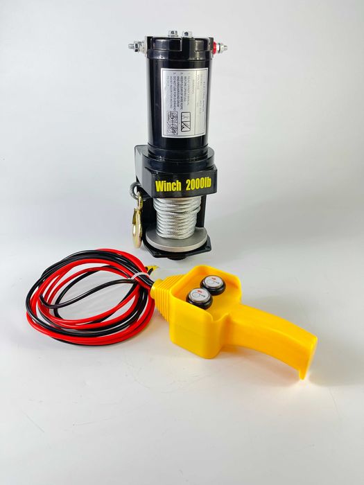 Електричні лебідки 12V — 907 кг / 2041 кг, сталевий трос на квадроцикл