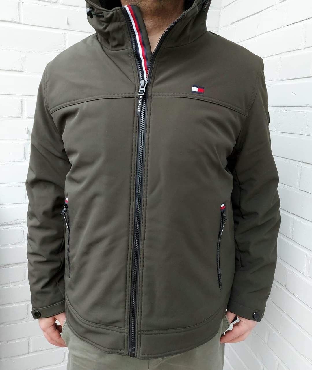 Kurtka Tommy Hilfiger ocieplana przeciwdeszczowa i przeciwdeszczowa XL