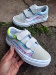 Оригинальные кеды Vans на липучках кеды черевики мокасины 29-30 19см
