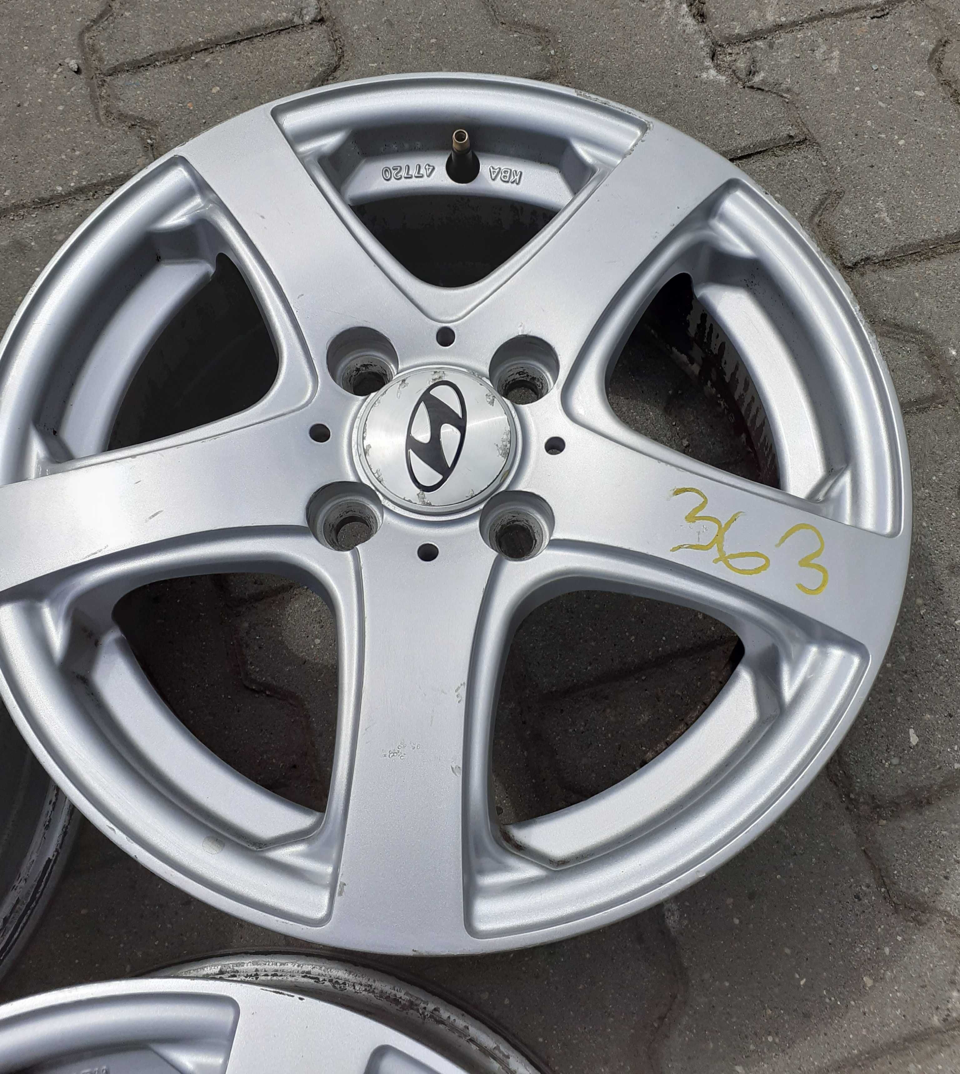 Felga aluminiowa Hyundai 4x100 5,5Jx14 ET45 Nr.363