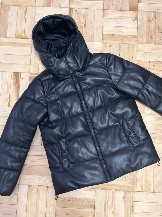 Куртка  пуховик пуфер пальто zara авіатор M