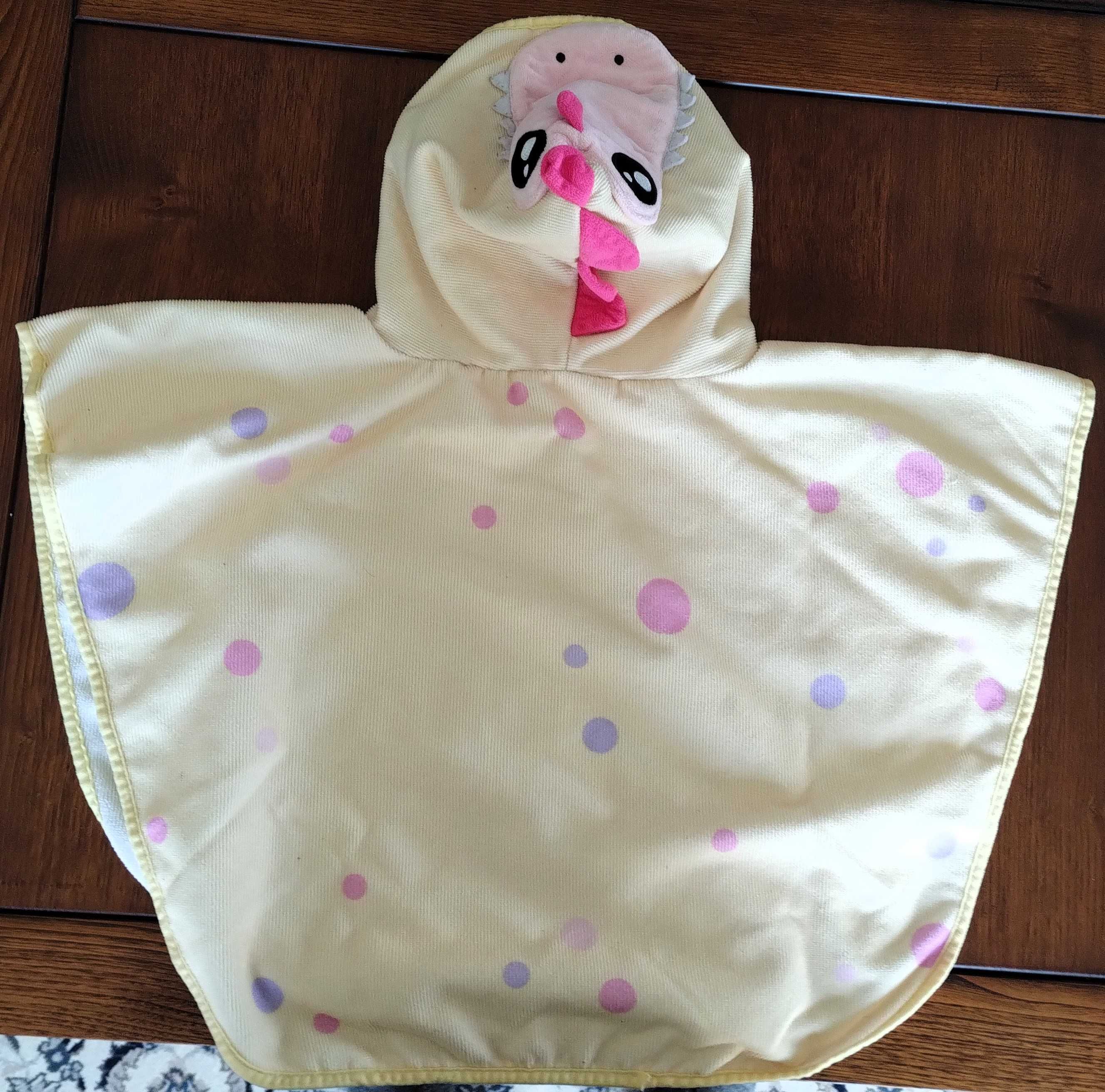 Poncho Turco Toalha Criança 3-4 Anos Piscina Natação