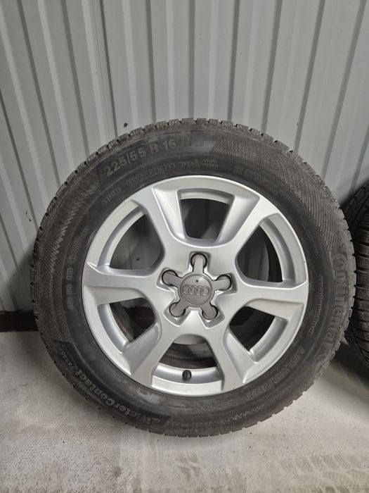 Koła aluminiowe Audi 5x112 r16 225/55 zimówki