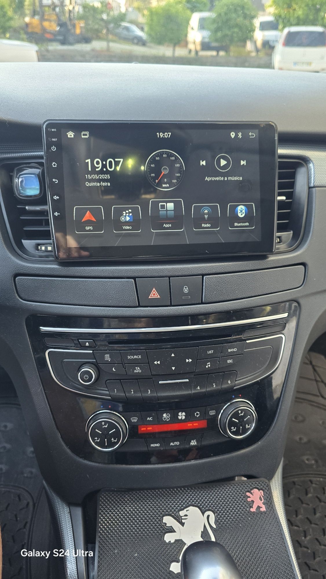 Rádio Android 13 com GPS Peugeot 508 (Artigo Novo)