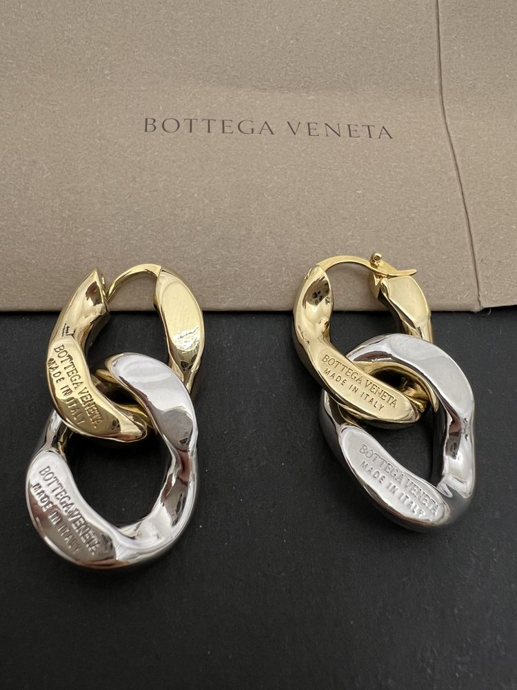 Сережки оригінал Bottega Veheta трансформери серьги