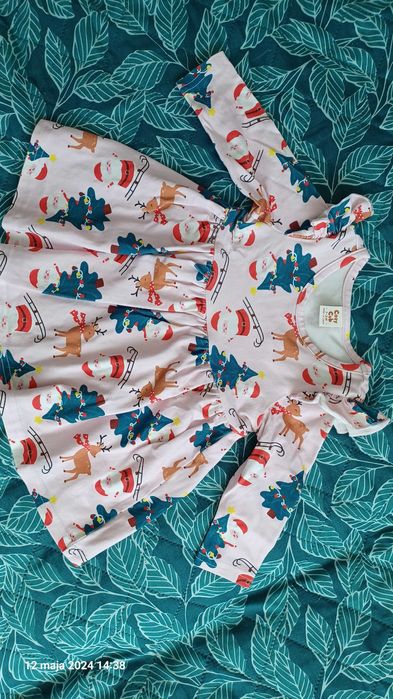 Sukienki świąteczne 1-3 miesiąca