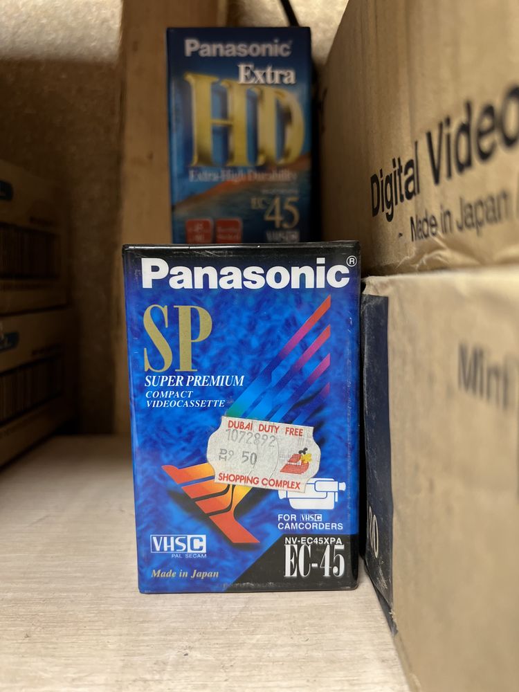 Кассета для видеокамеры VHS COMPACT 16 мм PANASONIC NV-EC 45 HF