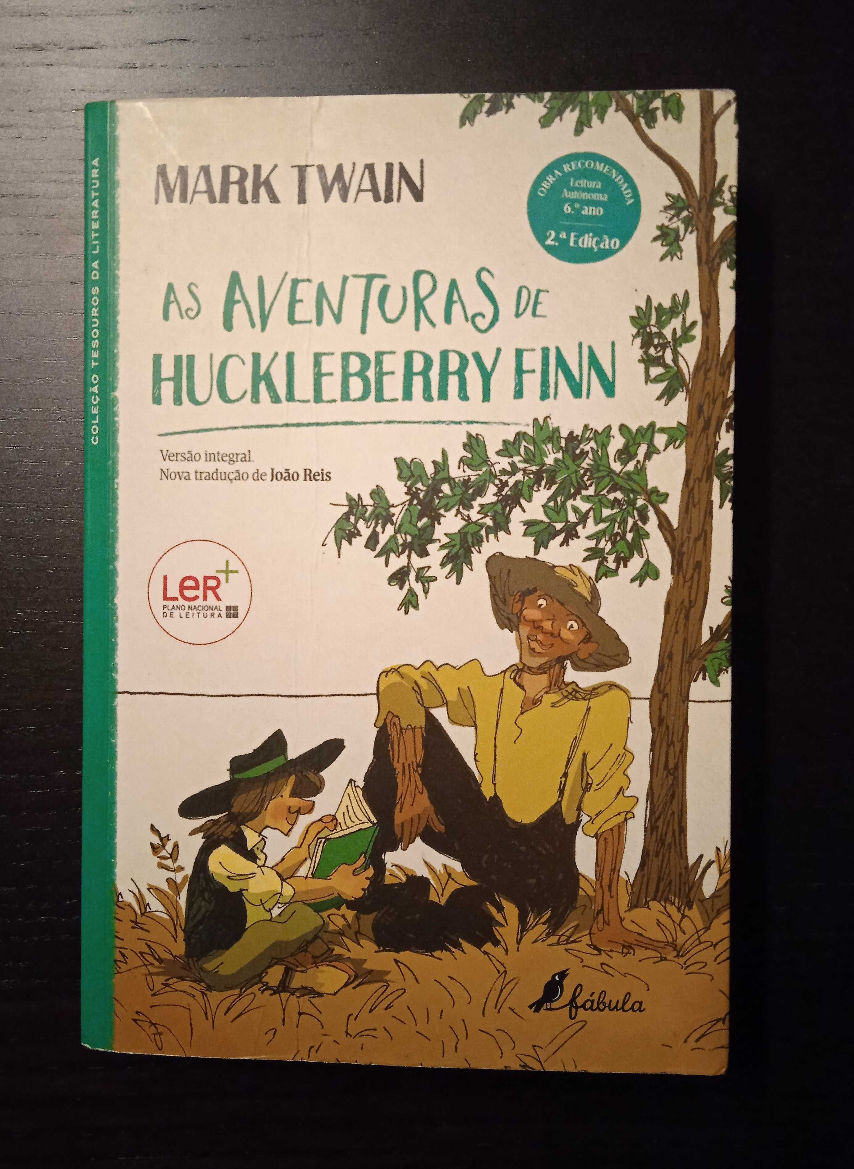 As aventuras de Huckleberry Finn de Mark Twain
