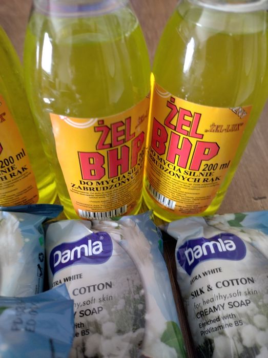 Mydełka i żele BHP. Nowe 12+5.