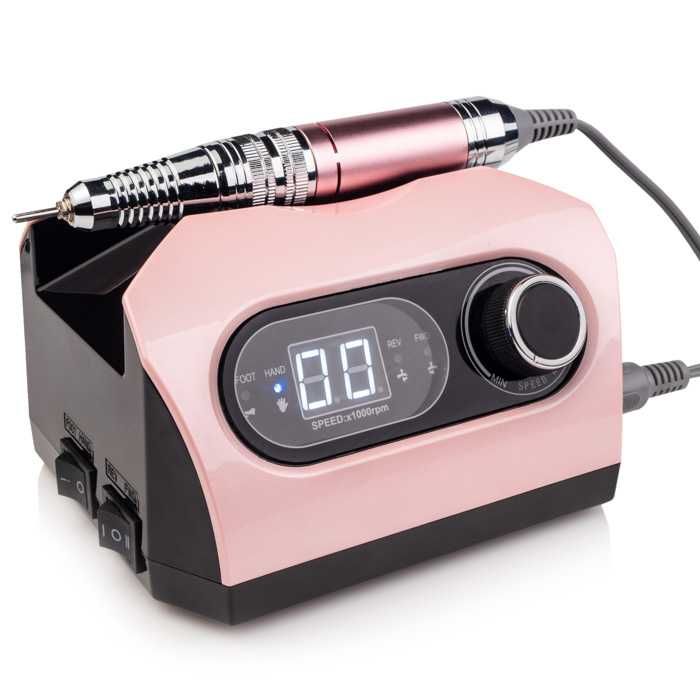 Фрезер для маникюра Nail Drill ZS-717 PRO 80 Ват 50000 об розовый