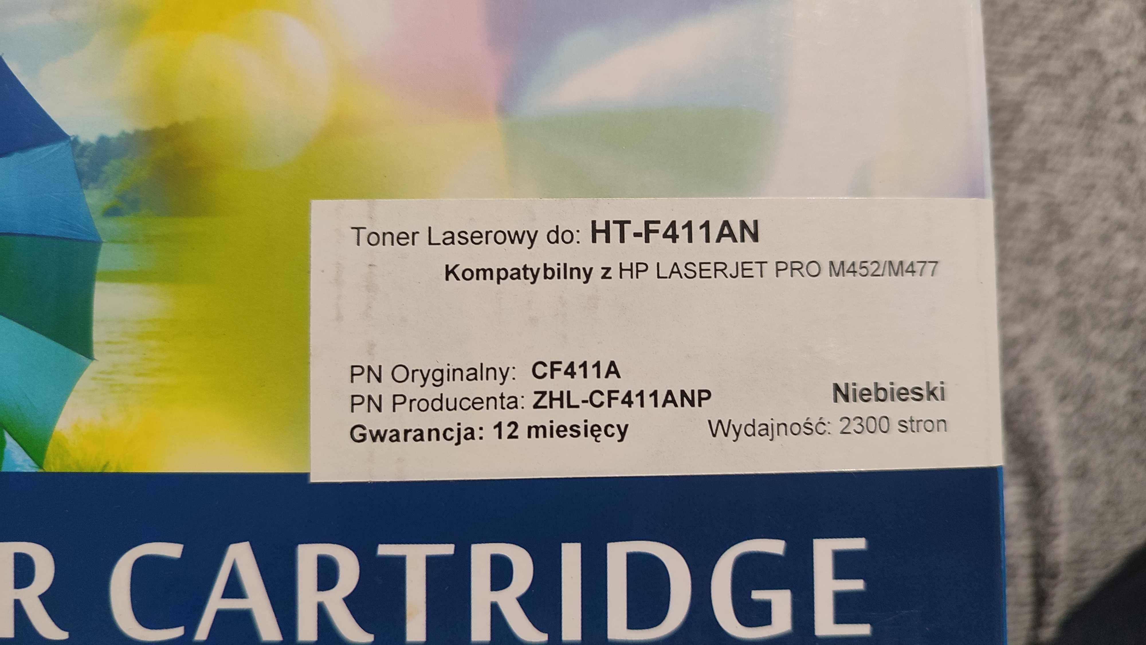 Tonery PRISM do drukarek HP zamienniki oryginałów CF411A CF412A CF413A