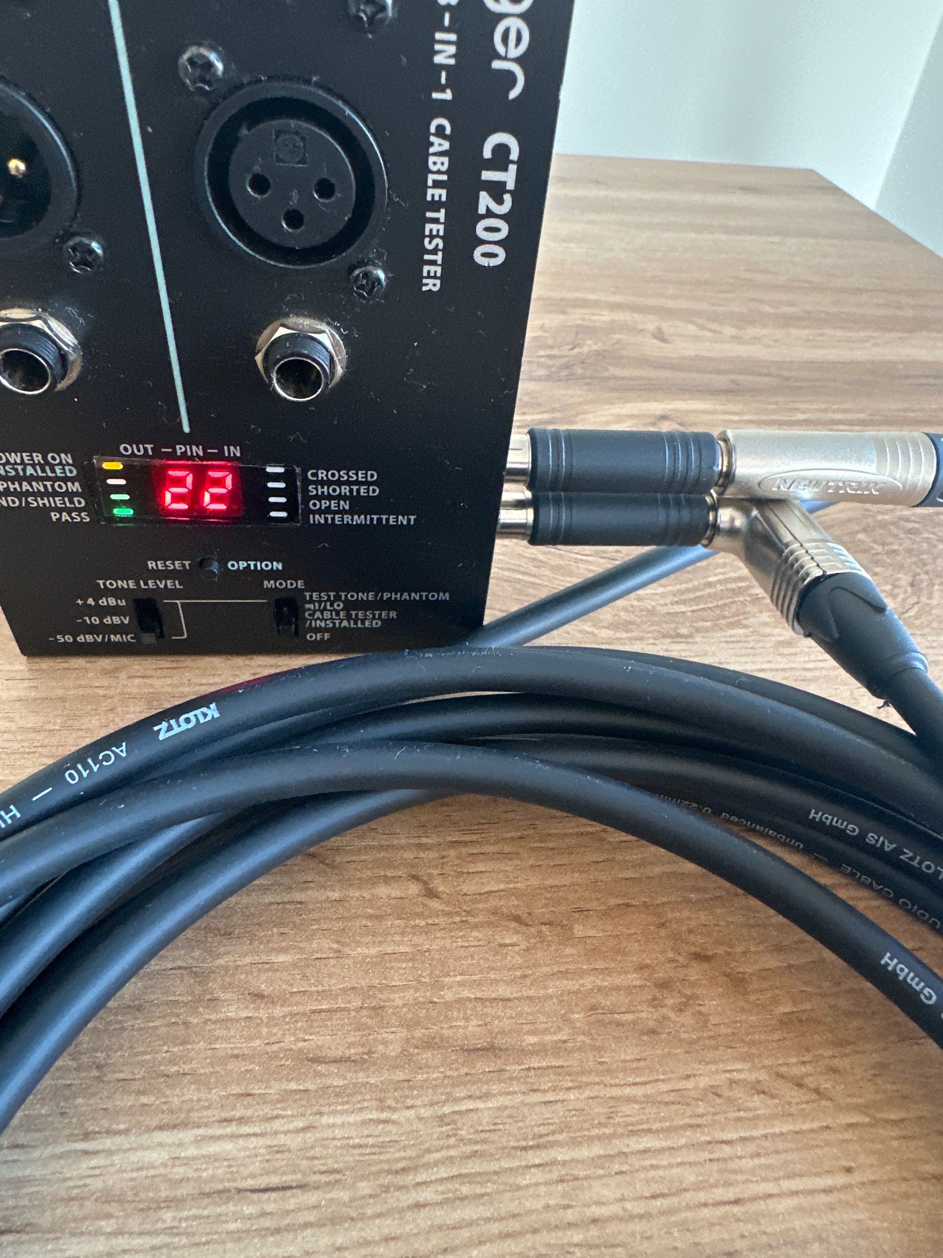 Kabel gitarowy Klotz AC110 - Neutrik 6 metr