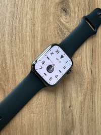 Apple Watch Series 7 45mm LTE Graphite Stainless steel, отличные