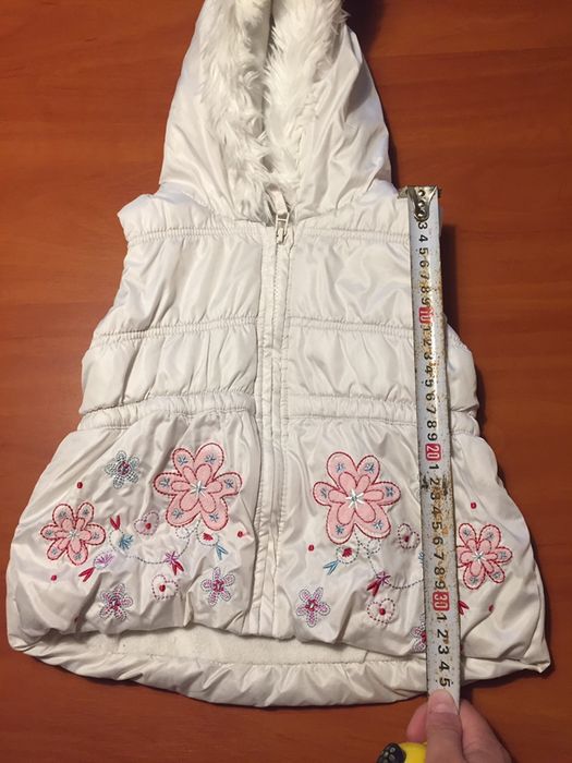 Zestaw, komplet Bezrękawnik i kurtka  18-23 m-ce