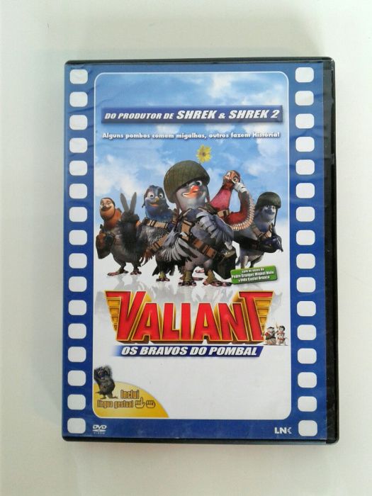 DVD infantil Valiant em bom estado