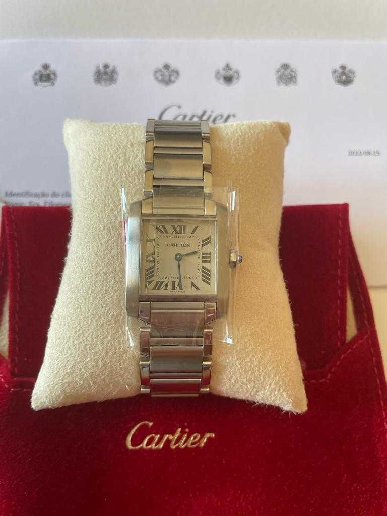 CARTIER  Steel Tank Francaise Watch