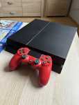 PS4 + pad + 5 gier