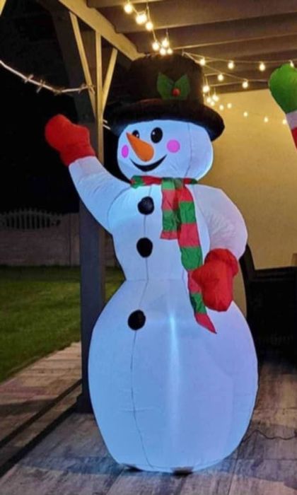 Mikołaj pompowany Led