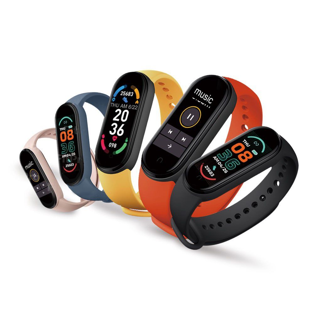 Фитнес браслет FitPro Smart Band M6 (смарт часы, пульсоксиметр, пульс)