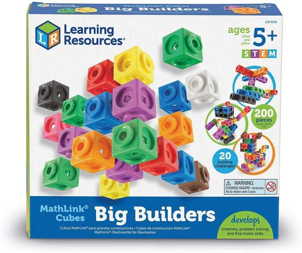 Learning Resources Развивающий игровой набор конструктор  кубики