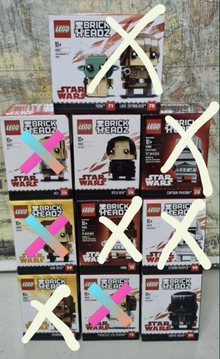 Lego Brickheadz. Selados. Várias referencias.