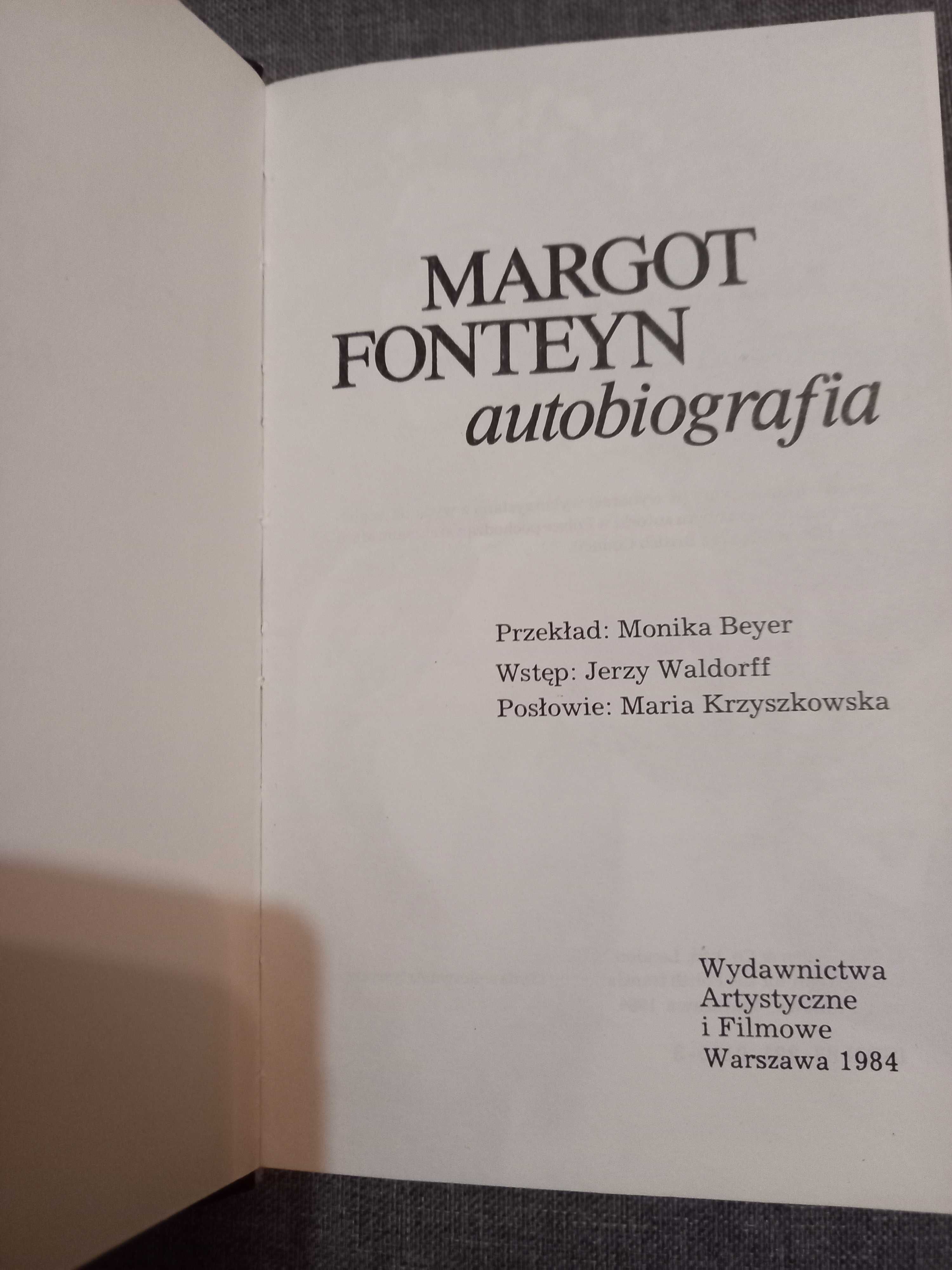 Margot Fonteyn - Autobiografia