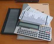 Calculadora CASIO FX-880P com caixa + manual + ...