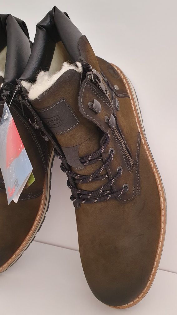 Buty nowe męskie zimowe Rieker ocieplane w rozmiarze 44