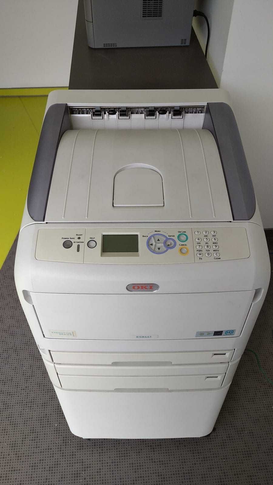 DRUKARKA OKI  100% sprawna, A3, A4, +półka+podajnik = nowa 7000
