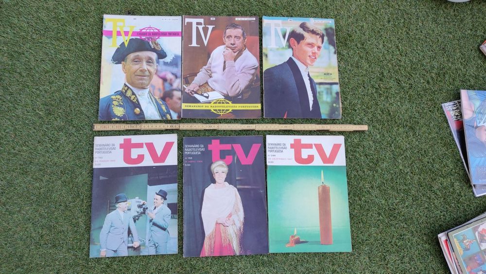 Revistas TV - Semanário da Radiotelevisão Portuguesa Antigas