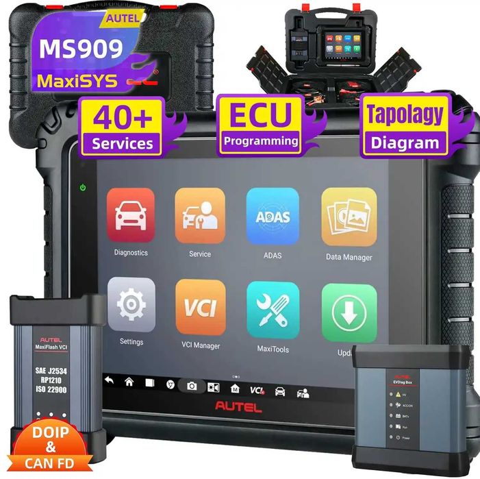 Autel MaxiSYS MS909 - Profesjonalny skaner diagnostyczny OBD2