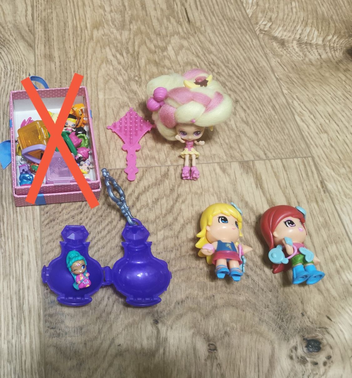 Zestaw Małych laleczek - Candylocks, Pinypon. Wysyłka OLX.
