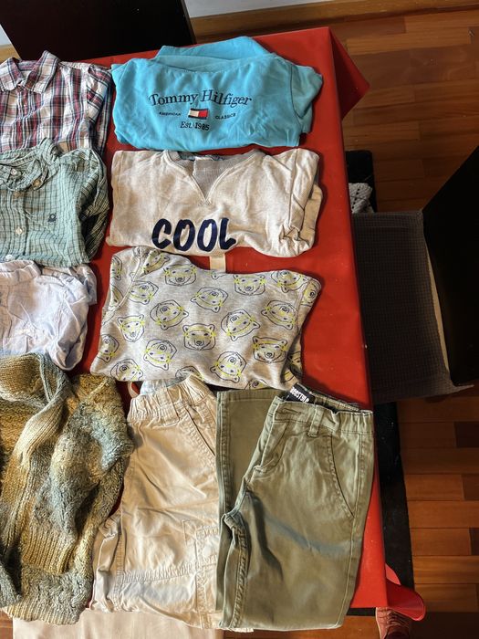 Lote Conjunto 20 peças Roupa Criança 3-4 anos c casaco quente inverno