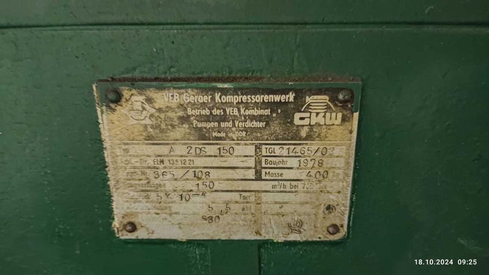 Dmuchawa ROOTSA sprężarka pompa dmuchawa próżniowa  5,5kw