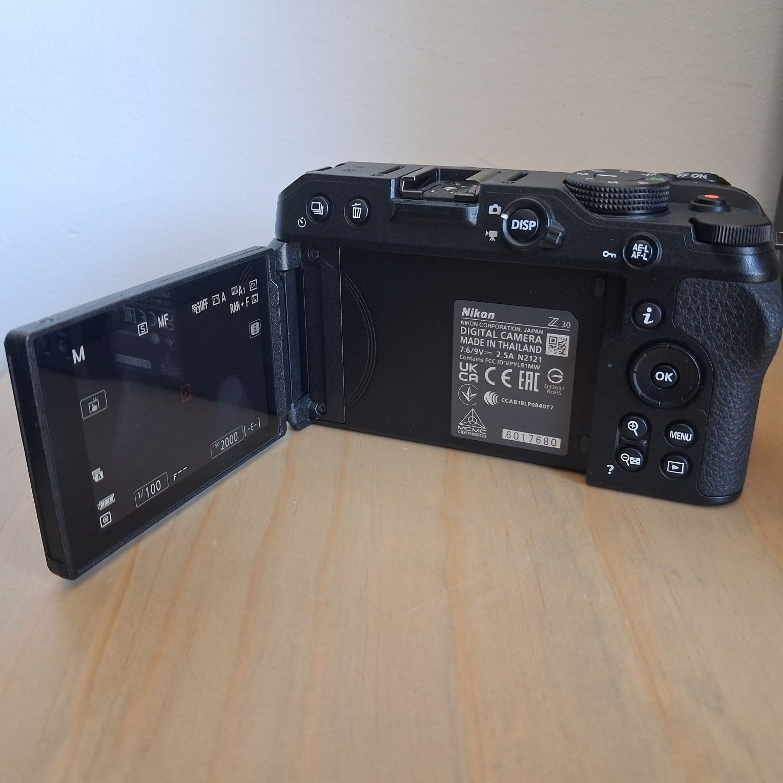 Nikon Z30 em óptimo estado. 100 disparos