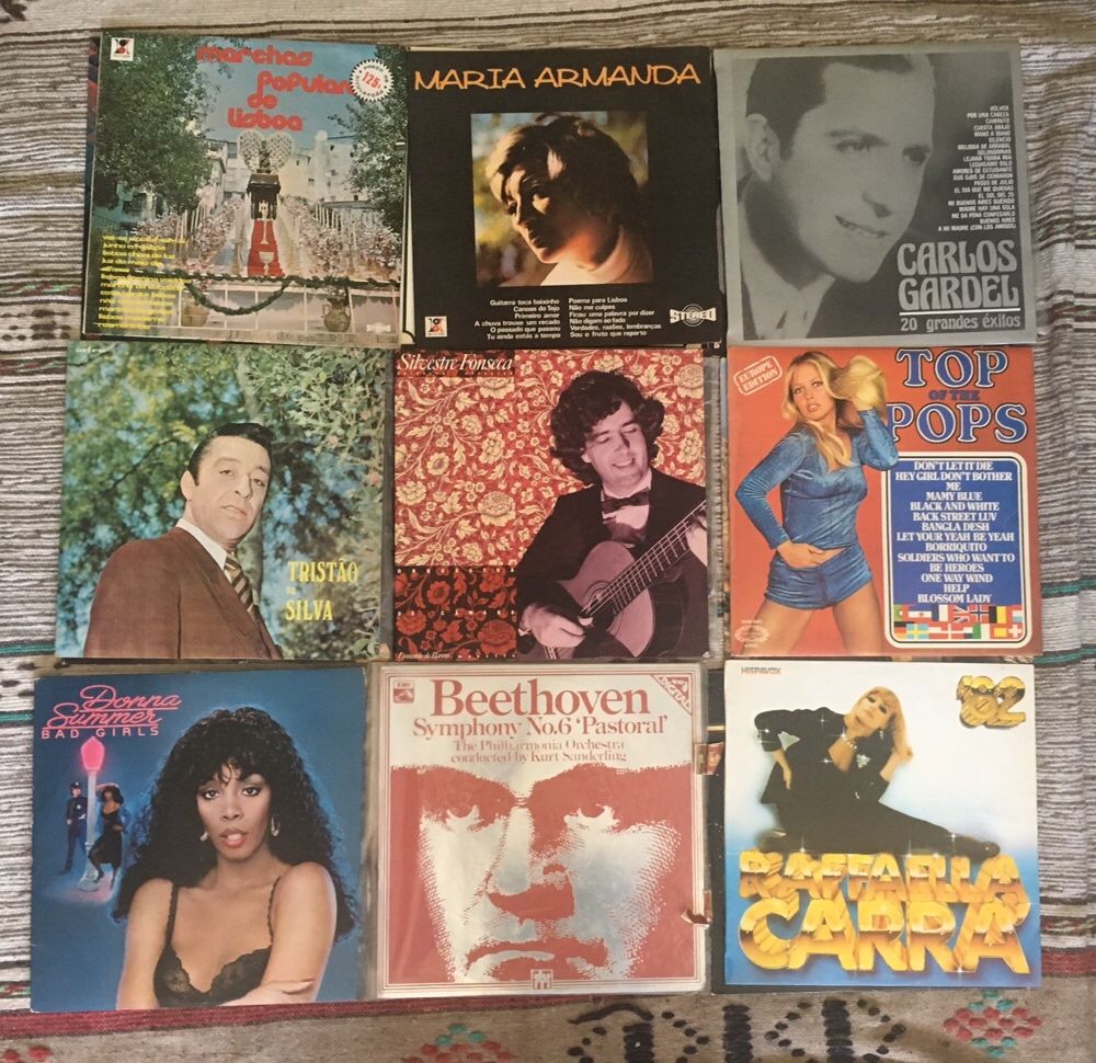 27 discos (LP) Vinil música variada