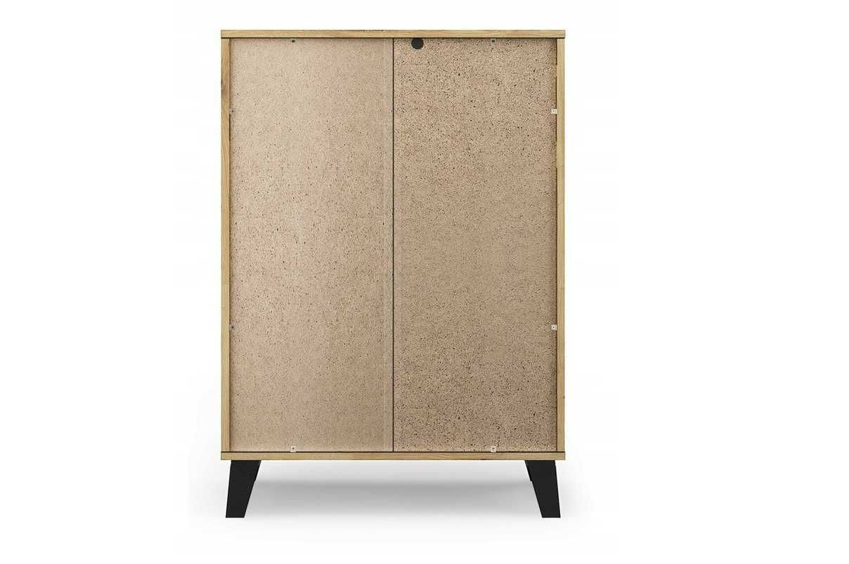 KOMODA 4 SZUFLADY Scandi 70x39x99,5cm dąb artisan Salonu Sypialni Nowa