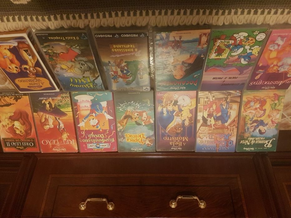 Cassetes VHS, todas em bom estado