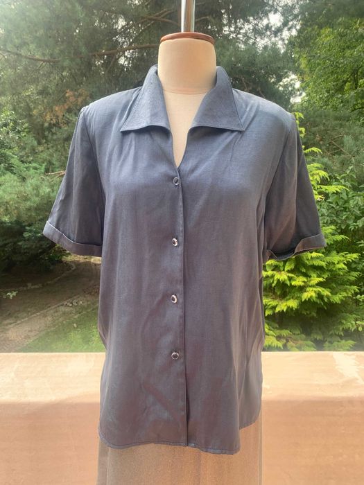 Nowa bluzka w stalowoniebieskim kolorze, rozm L-XL