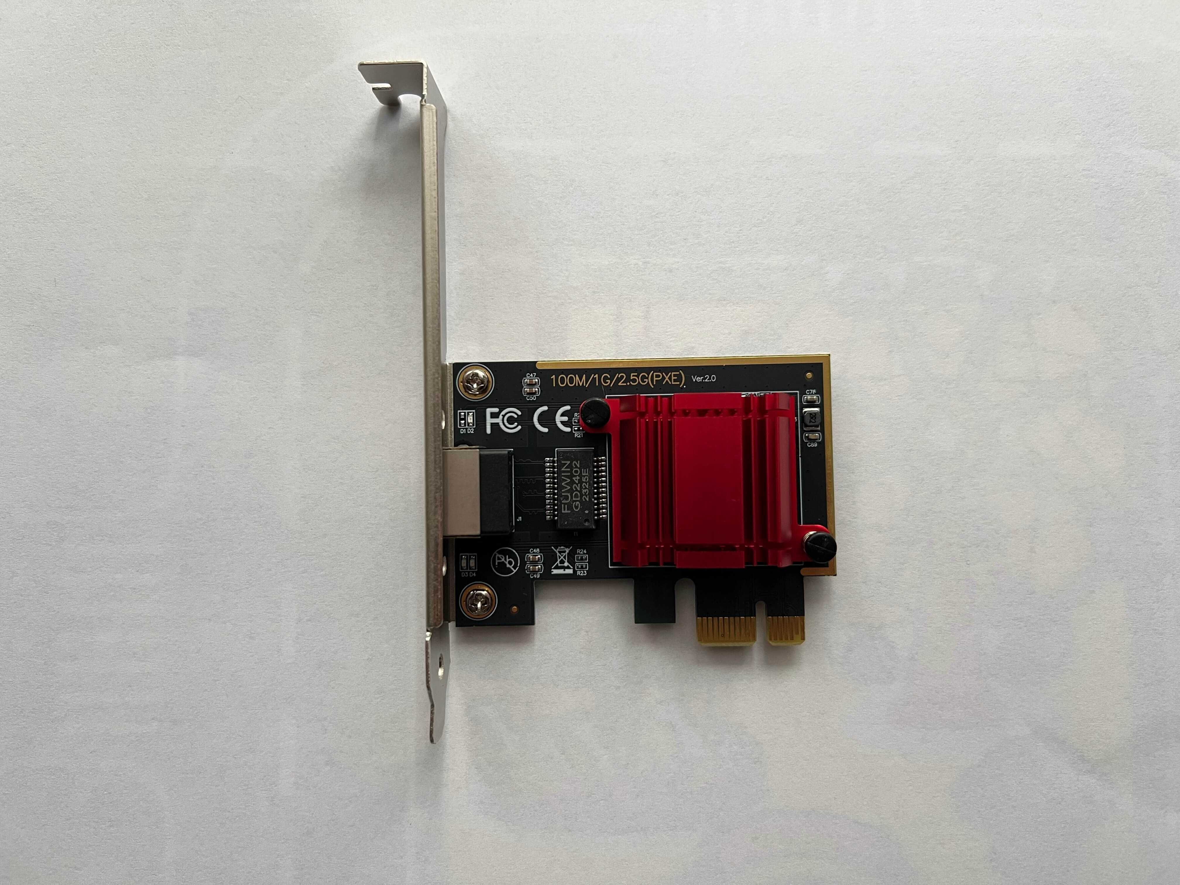Karta Sieciowa Realtek PCI-E RTL8125B - 2,5Gb/s 2500Mbps