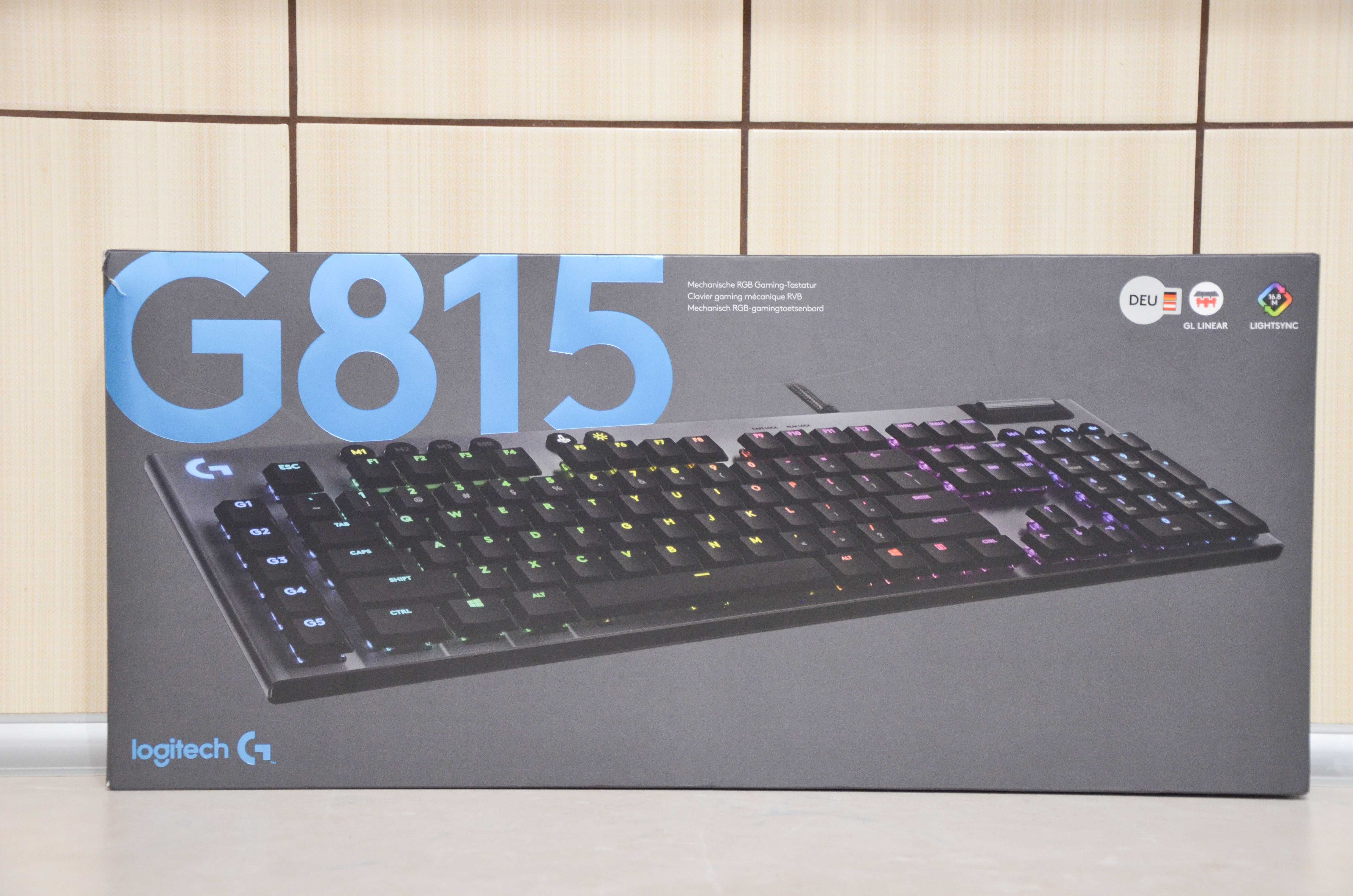 Клавиатура игровая Logitech G815 Lightpeed RGB Mechanical GL Tactile